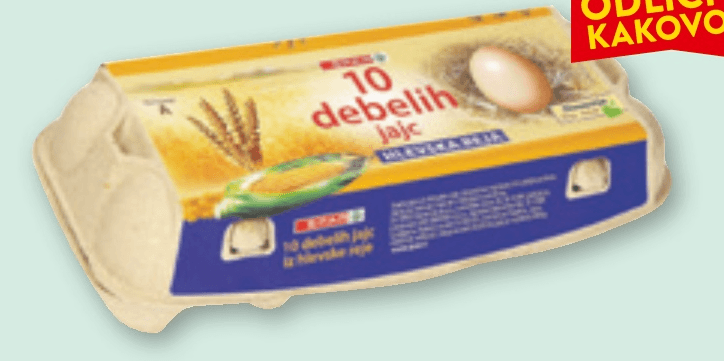 Debela jajca SPAR 10/1 - Akcija v trgovini Spar