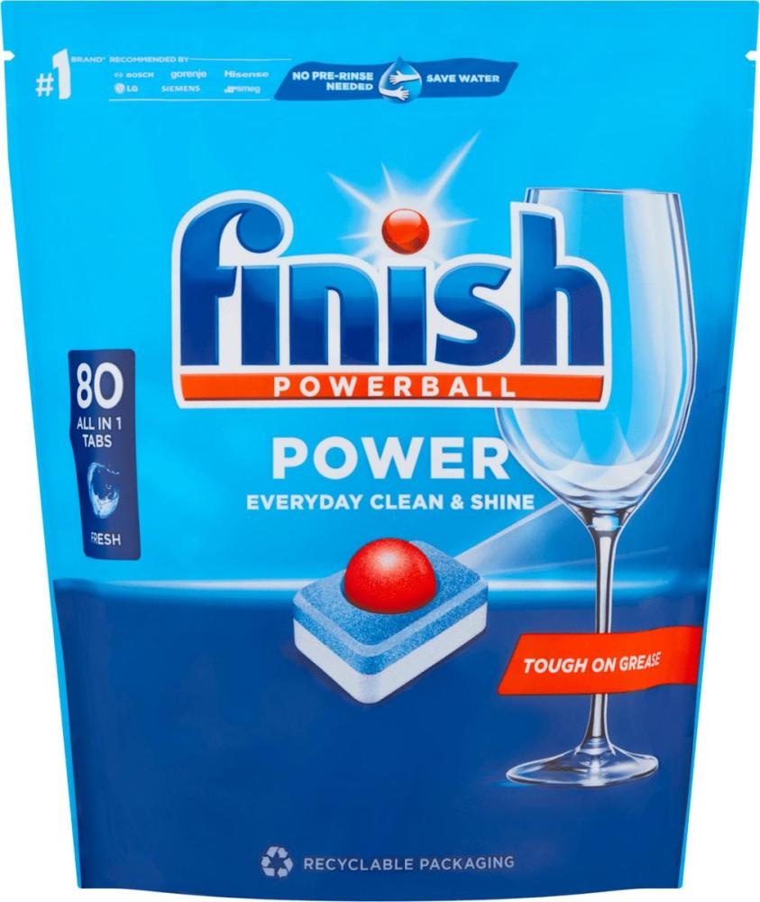 Tablete za strojno pomivanje posode Finish Powerball Essential 30 kosov - Akcija v trgovini E.Leclerc