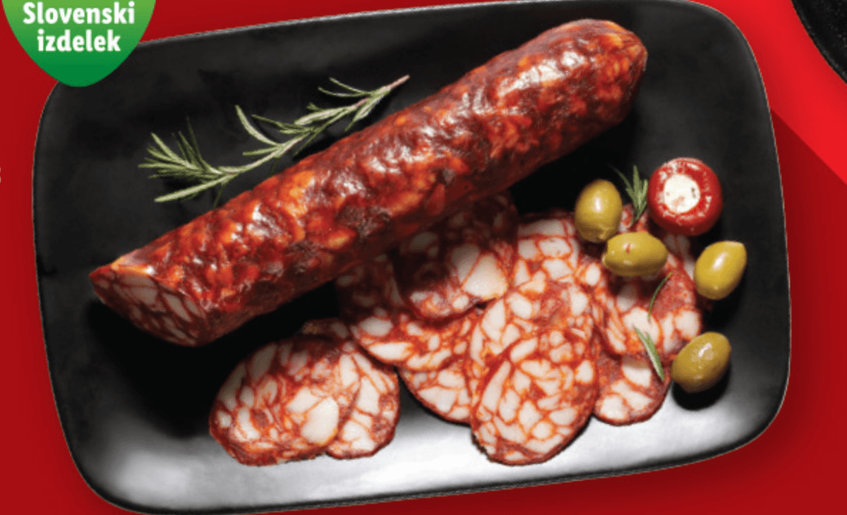 Zlata dolina Špehar'ca slaninska salama 400 g - Akcija v trgovini Lidl