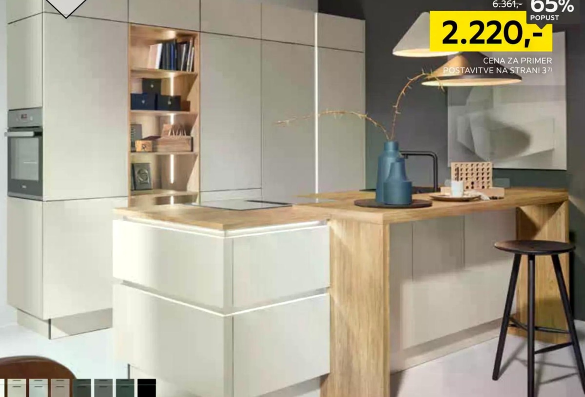 Kuhinja po meri Dieter Knoll Collection - Akcija v trgovini Lesnina