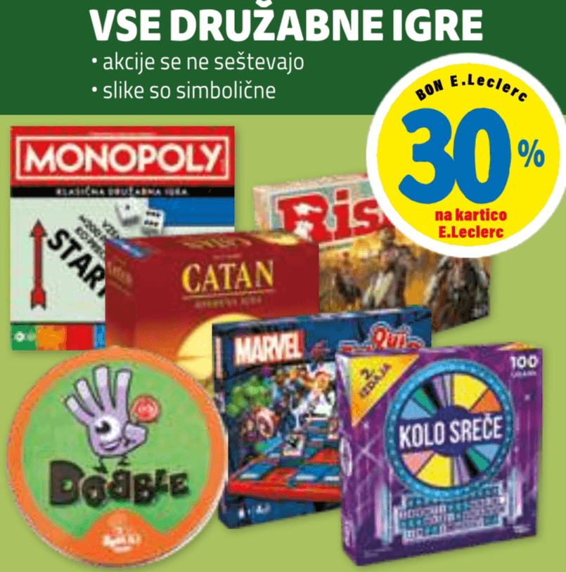 VSE DRUŽABNE IGRE - Akcija v trgovini E.Leclerc