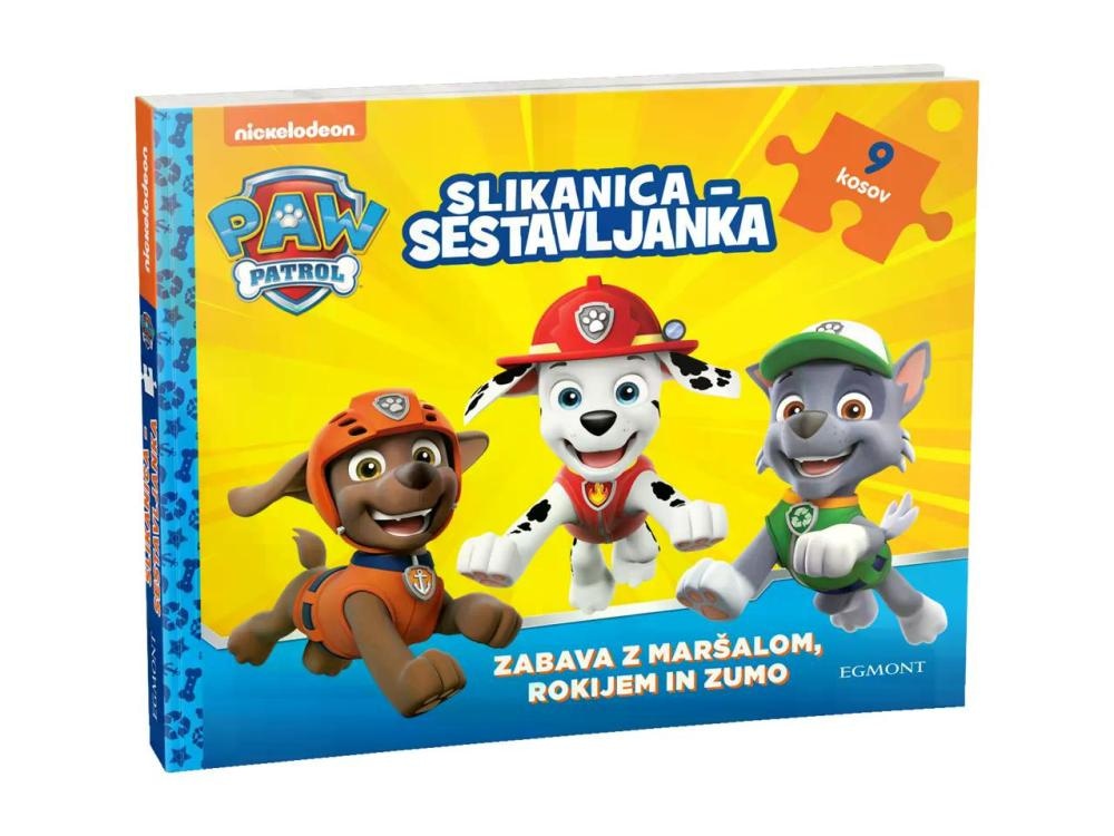 Paw Patrol Slikanica-sestavljanka Zabava z Maršalom, Rokijem in Zumom - Akcija v trgovini Lidl