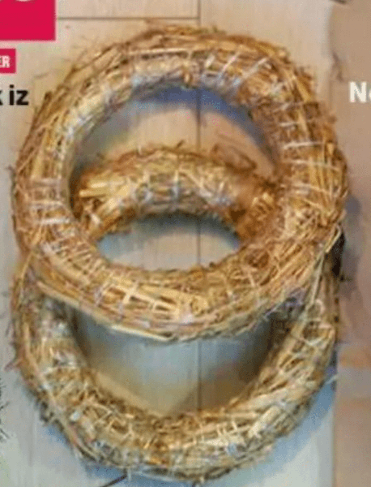 Venček iz slame 25 cm - Akcija v trgovini Mercator