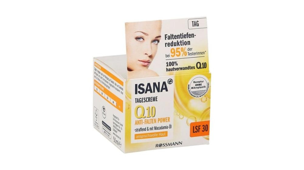 ISANA DNEVNA KREMA ZA OBRAZ Q10 50 ml - Akcija v trgovini Spar