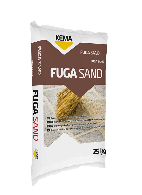 Kremenov pesek za fugiranje Fuga Sand 25 kg KEMA Akcija v trgovini Obi
