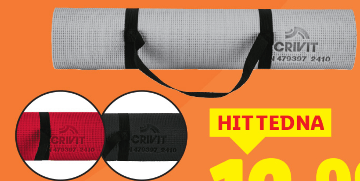 CRIVIT Blazina za jogo - Akcija v trgovini Lidl