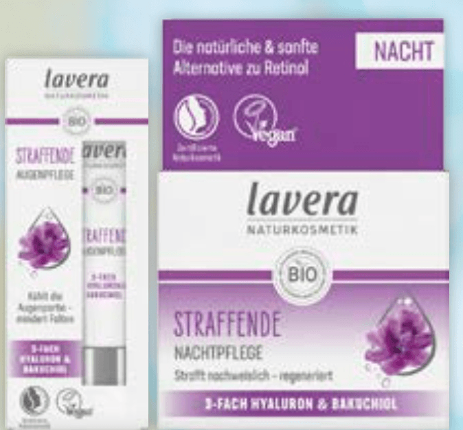 Lavera učvrščevalna krema za področje okoli oči ali negovalna nočna krema za obraz 15 ml ali 50 ml - Akcija v trgovini Mueller