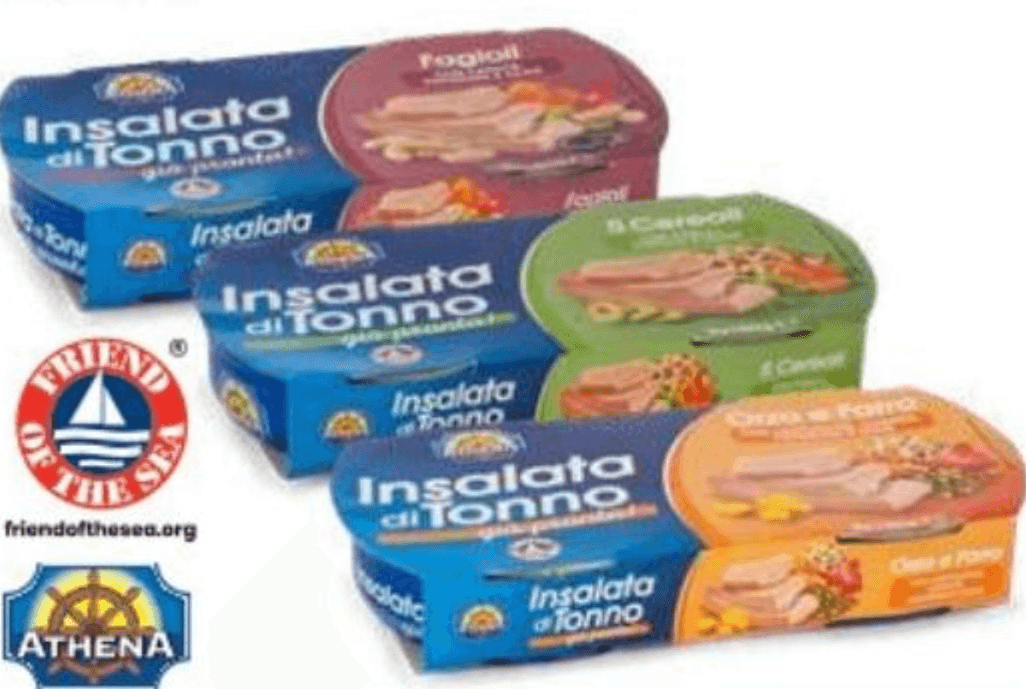 Tunina s fižolom/5 žiti/ječmenom in piro 2 x 160 g ATHENA - Akcija v trgovini Eurospin