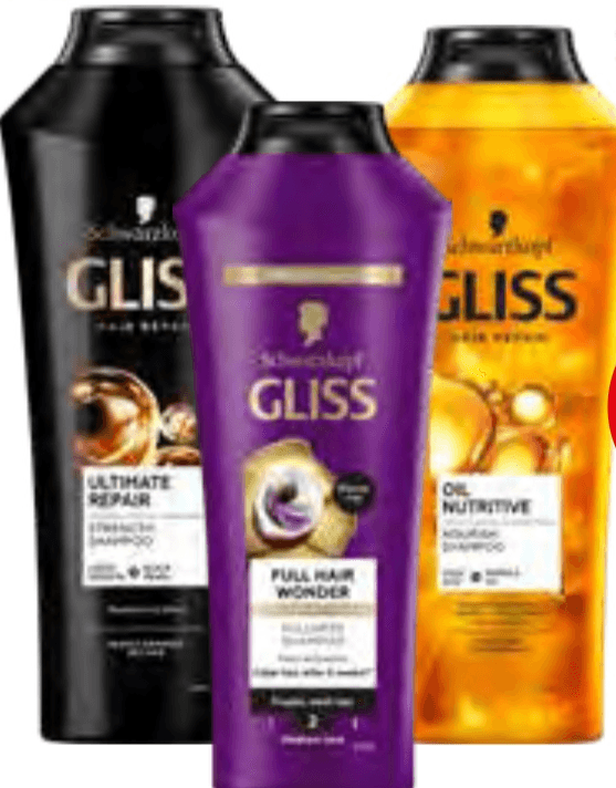 Šamponi Gliss 400 ml - Akcija v trgovini Jager