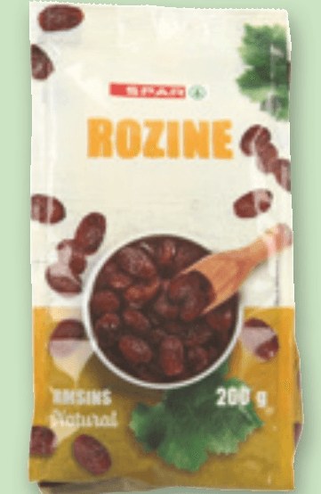 Rozine 200 g SPAR - Akcija v trgovini Spar