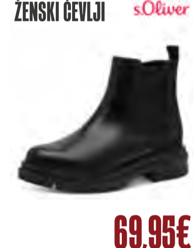 Ženski čevlji s.Oliver - Akcija v trgovini Jager
