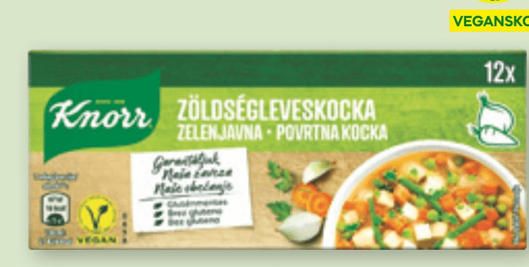 Knorr Zelenjavna jušna kocka 120 g - Akcija v trgovini Spar