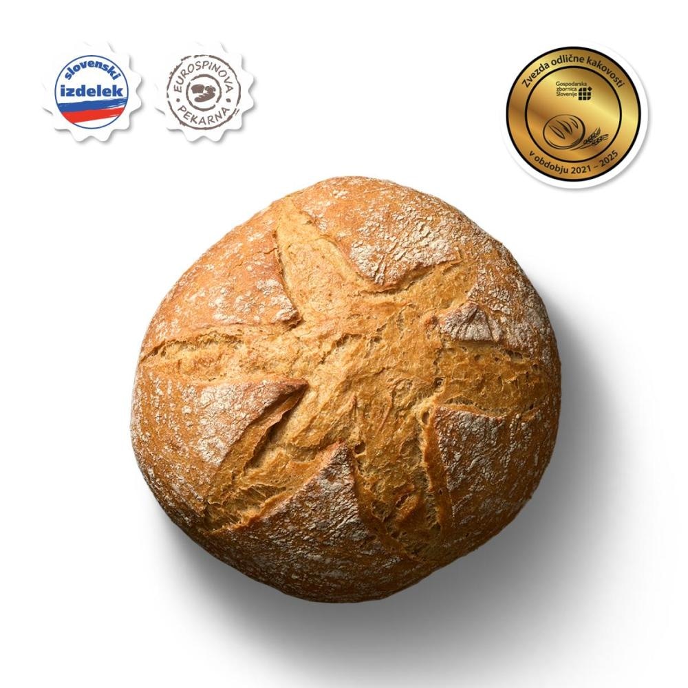 Domači Mešani Hleb 500 g - Akcija v trgovini Eurospin