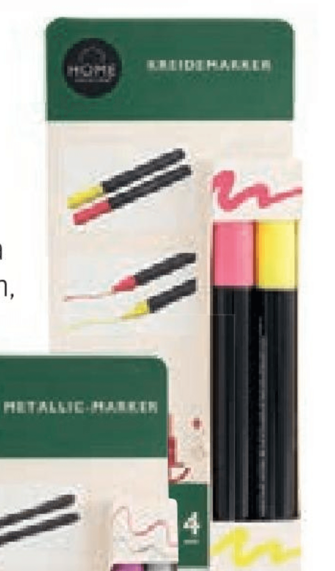 Kredno/kovinsko pisalo 2 kosa Home Creation - Akcija v trgovini Hofer