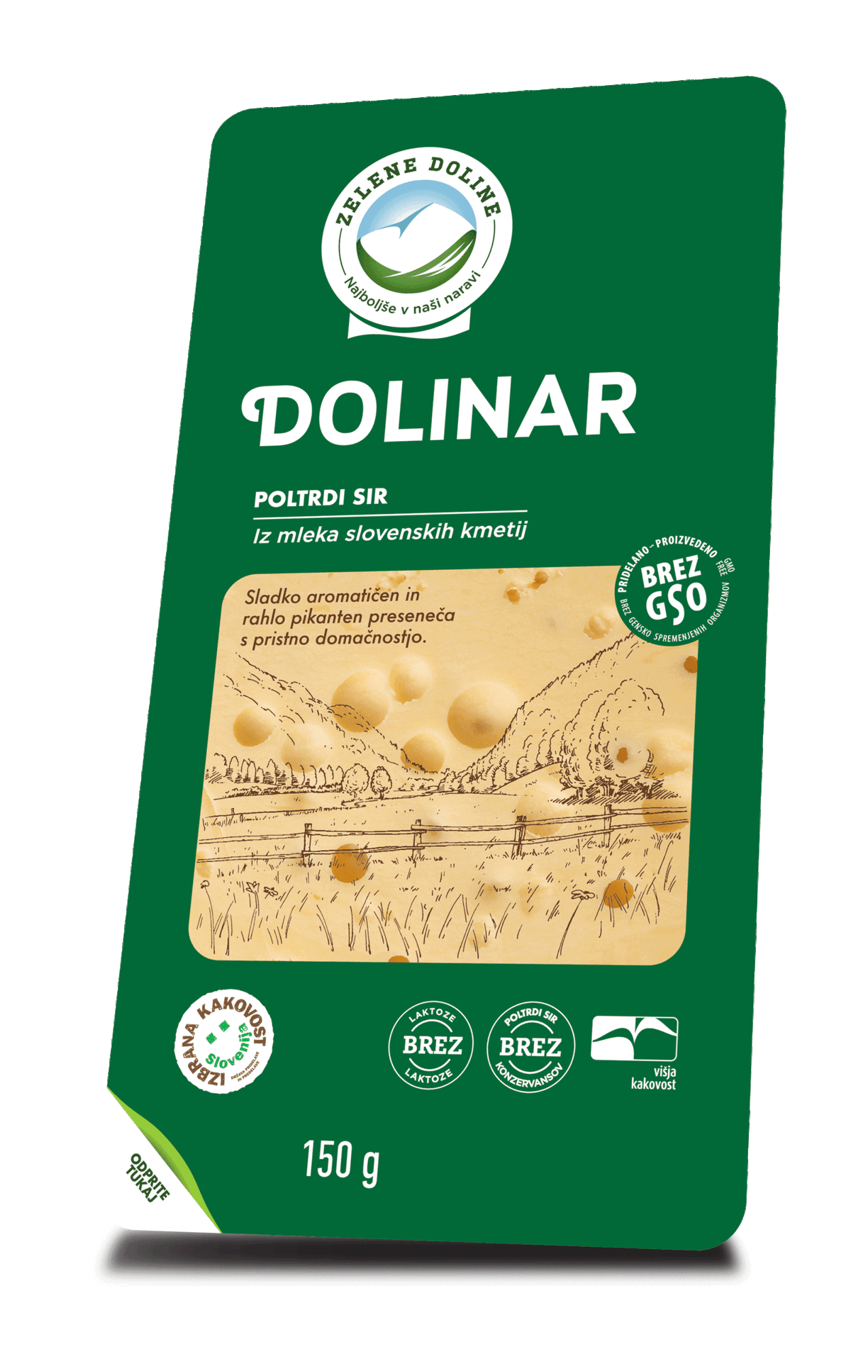 Sir rezine Zelene doline 160g - Akcija v trgovini Mercator