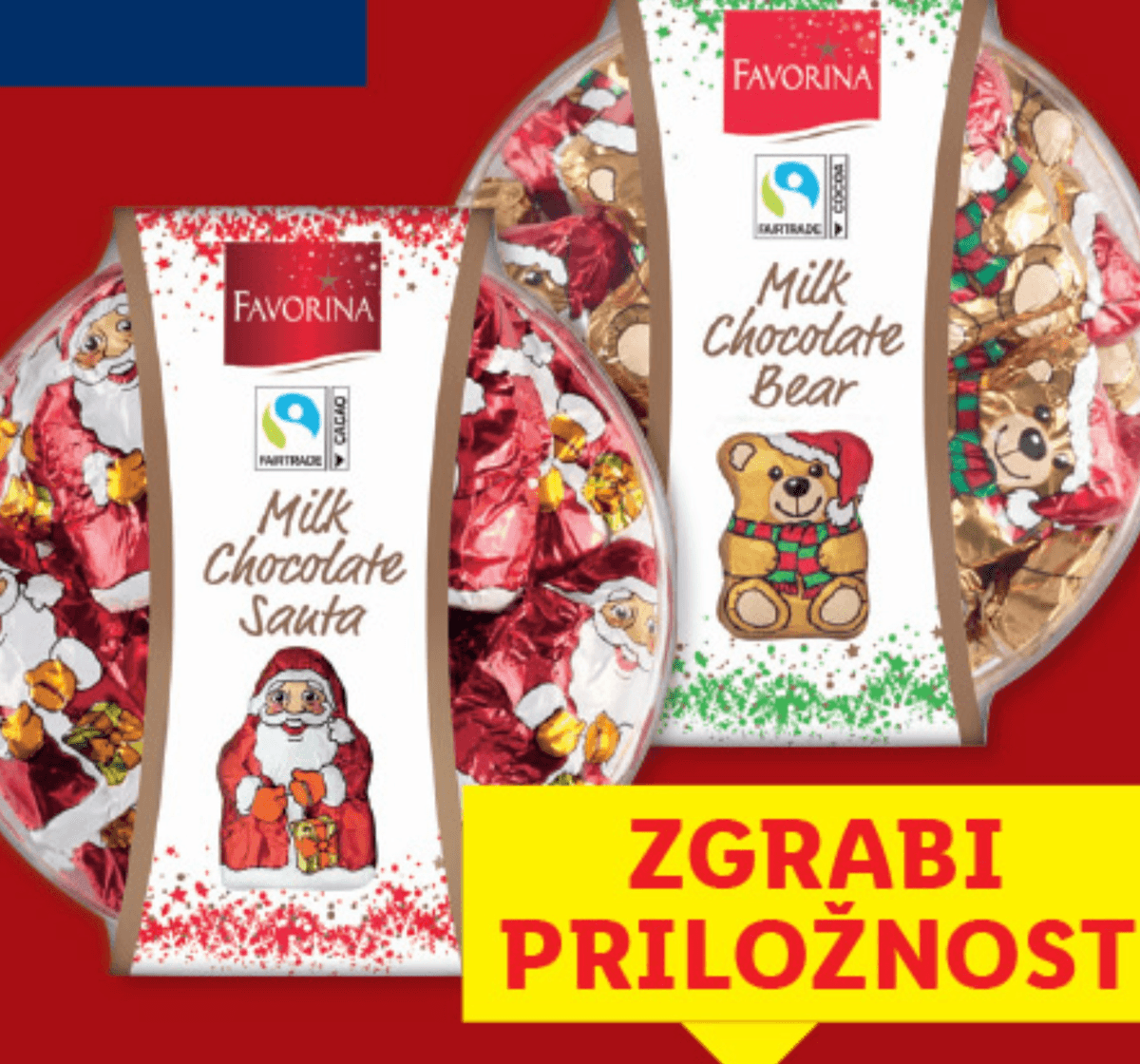 Favorina Praznične figurice 125 g - Akcija v trgovini Lidl