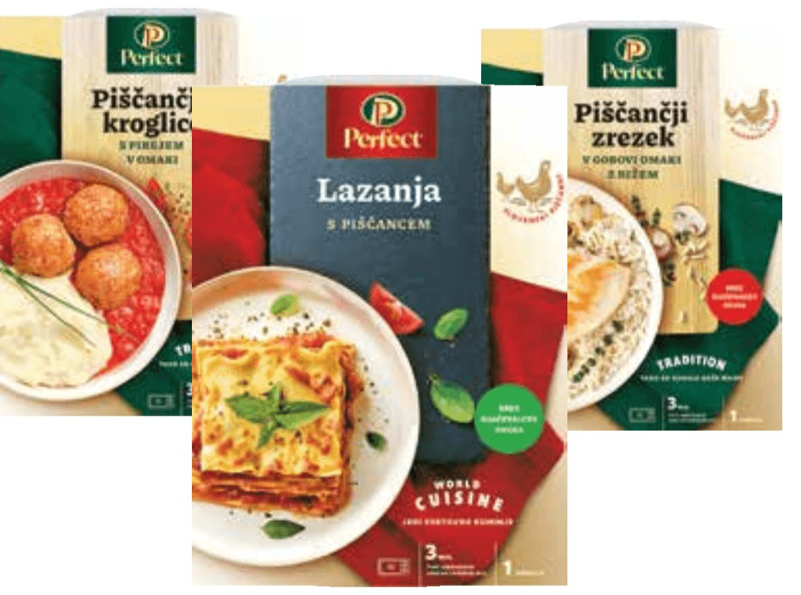 Pripravljene jedi Perfect 330-380 g - Akcija v trgovini Spar
