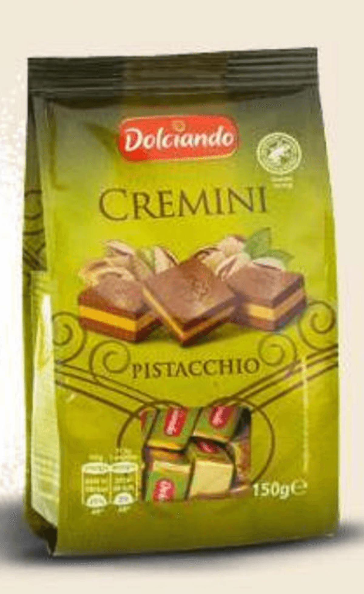 Cremini s pistacijevo kremo 150 g Dolciando - Akcija v trgovini Eurospin