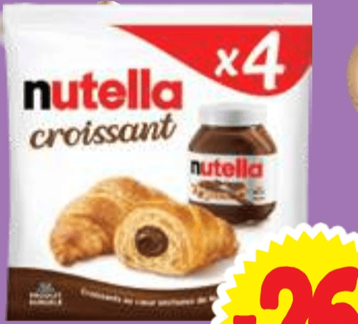 Rogljicki z Nutello 4x 85 g Nutella - Akcija v trgovini E.Leclerc