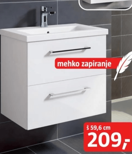 Podumivalniška omarica - Akcija v trgovini Bauhaus