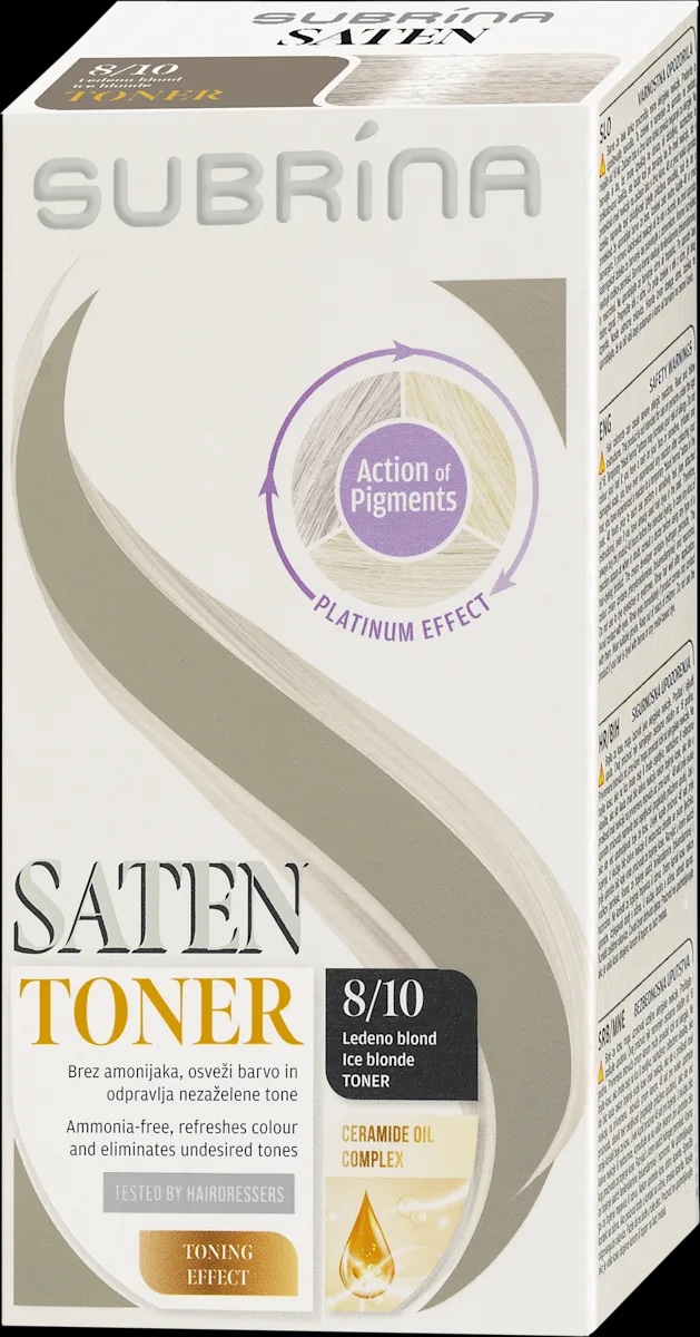 SUBRINA Saten toner za lase - Akcija v trgovini Dm