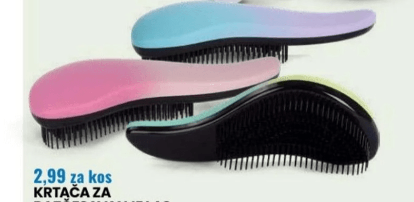 Krtača za razčesavanje las - Akcija v trgovini Eurospin