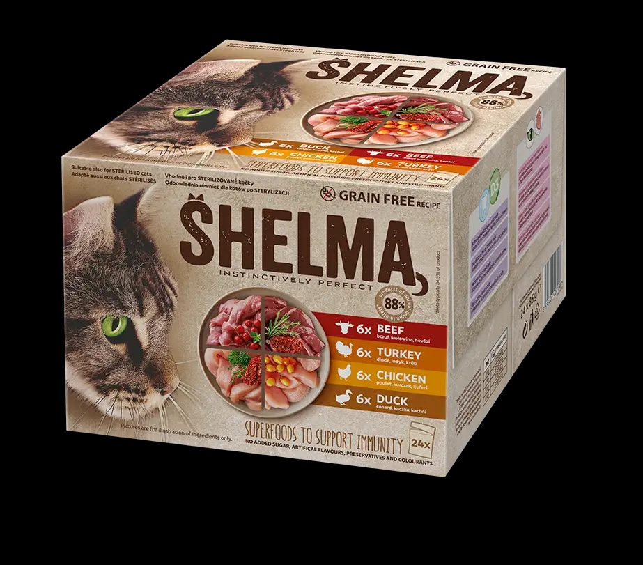 Premium hrana za mačke Shelma 12 x 85 g - Akcija u trgovini Jager