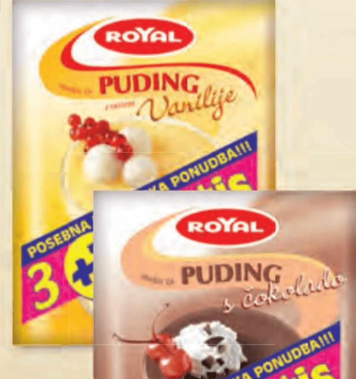 Royal Pudding 4 kosi, 180 g Dr. Oetker / Royal - Akcija v trgovini Hofer