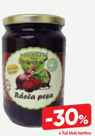 Rdeča pesa 690 g Euro-vrt Akcija v trgovini Tuš