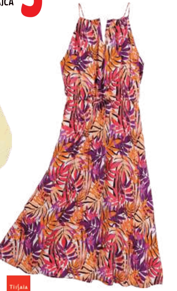 TISSAIA Ženska obleka - Akcija v trgovini E.Leclerc