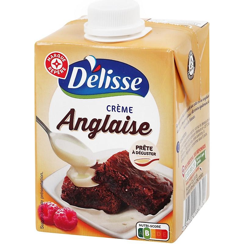Delisse Angleška krema 500 ml - Akcija v trgovini E.Leclerc