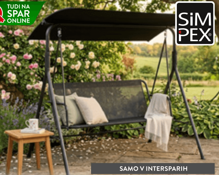 Vrtna gugalnica Simpex - Akcija v trgovini Spar