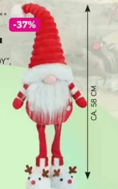 Palček „STANDY" - Akcija v trgovini Mömax