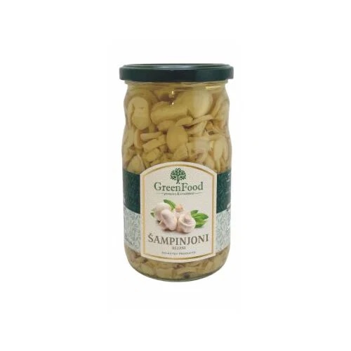Šampinjoni Green Food 690 g Akcija v trgovini E.Leclerc