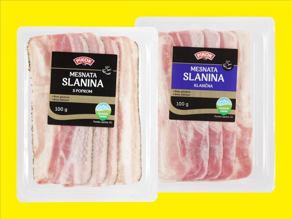 PIKOK Mesnata slanina 100 g - Akcija v trgovini Lidl