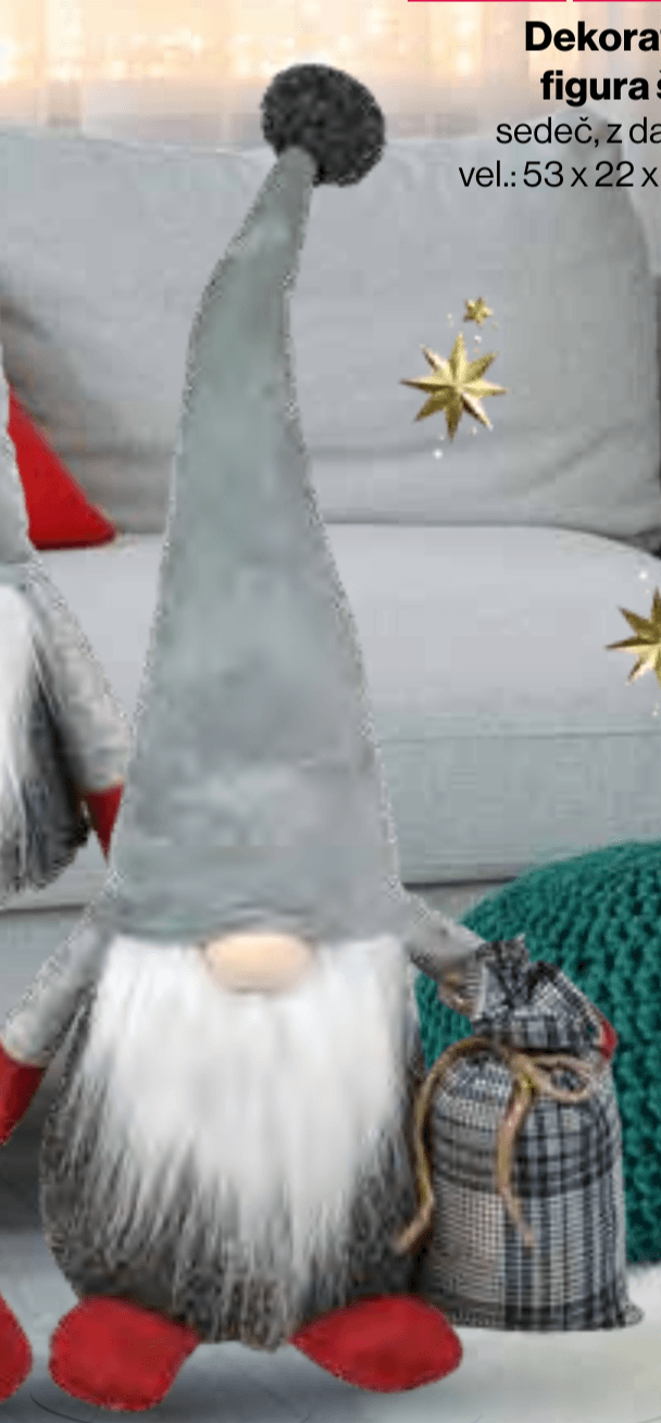 Dekorativna figura škrat - Akcija v trgovini Mercator