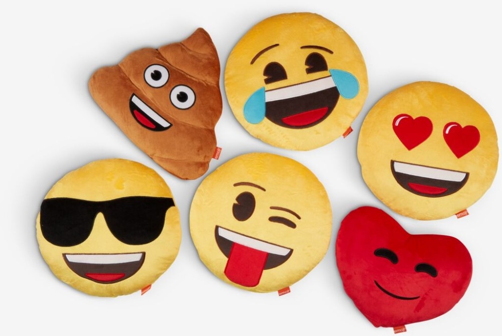 Blazina Emoji Ø35 cm - Akcija v trgovini Jysk