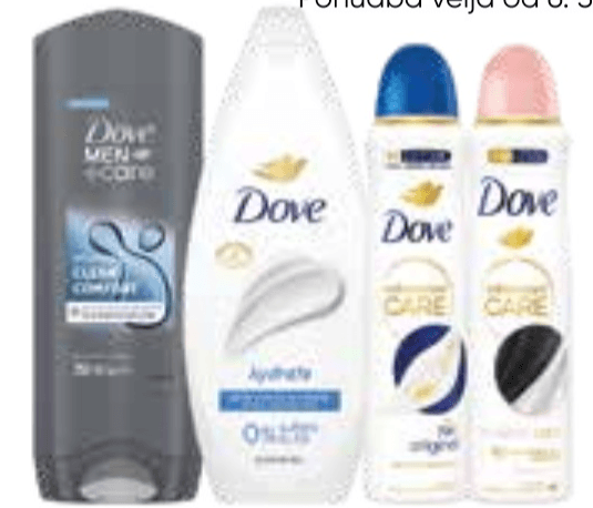 Dove izdelki - Akcija v trgovini Tuš