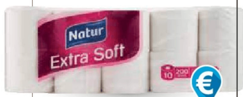 Toaletni papir Natur Mercator Extra Soft Natur 10/1 Akcija v trgovini Mercator