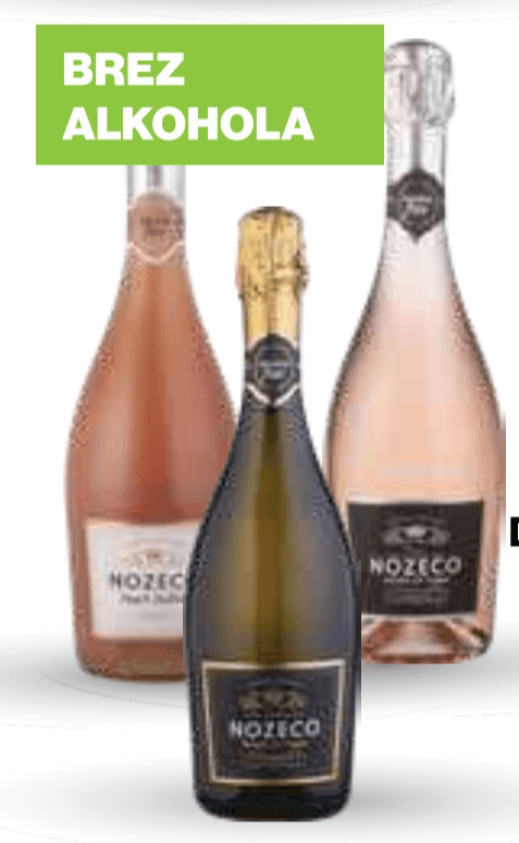 Dealkoholizirano peneče vino Nozeco 0,75 l - Akcija v trgovini Mercator