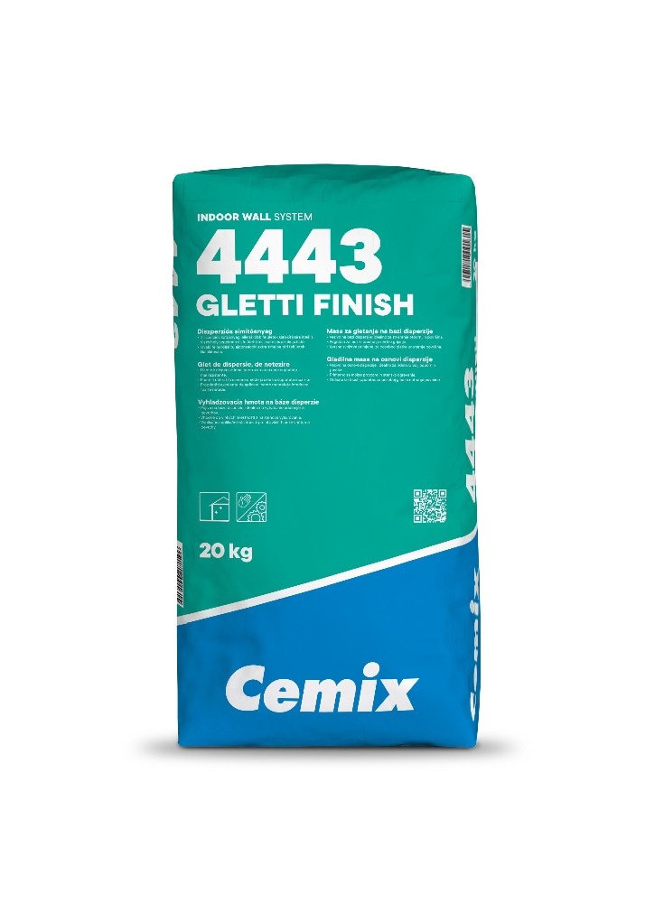Masa za stene Cemix Gletti Finish 20 kg Akcija v trgovini Jager