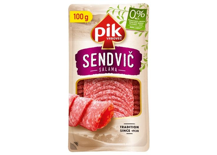 Sendvič salama Pik Vrbovec 100 g - Akcija v trgovini E.Leclerc