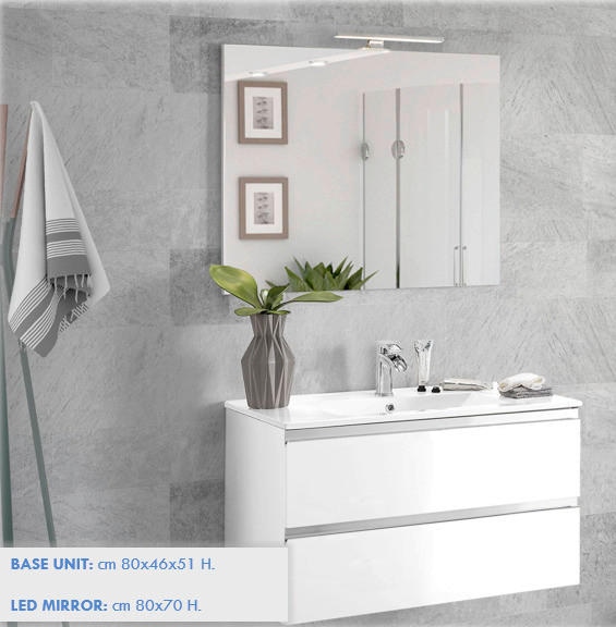 Kopalnica osnovni sestav 80 cm italstyle Akcija v trgovini Lesnina