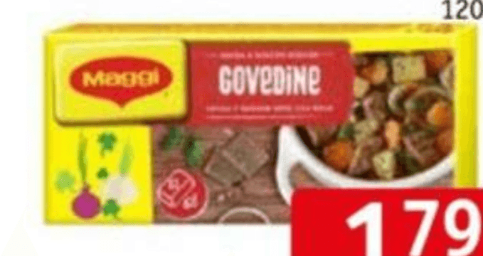 Jušna kocka Maggi 120 g - Akcija v trgovini Jager