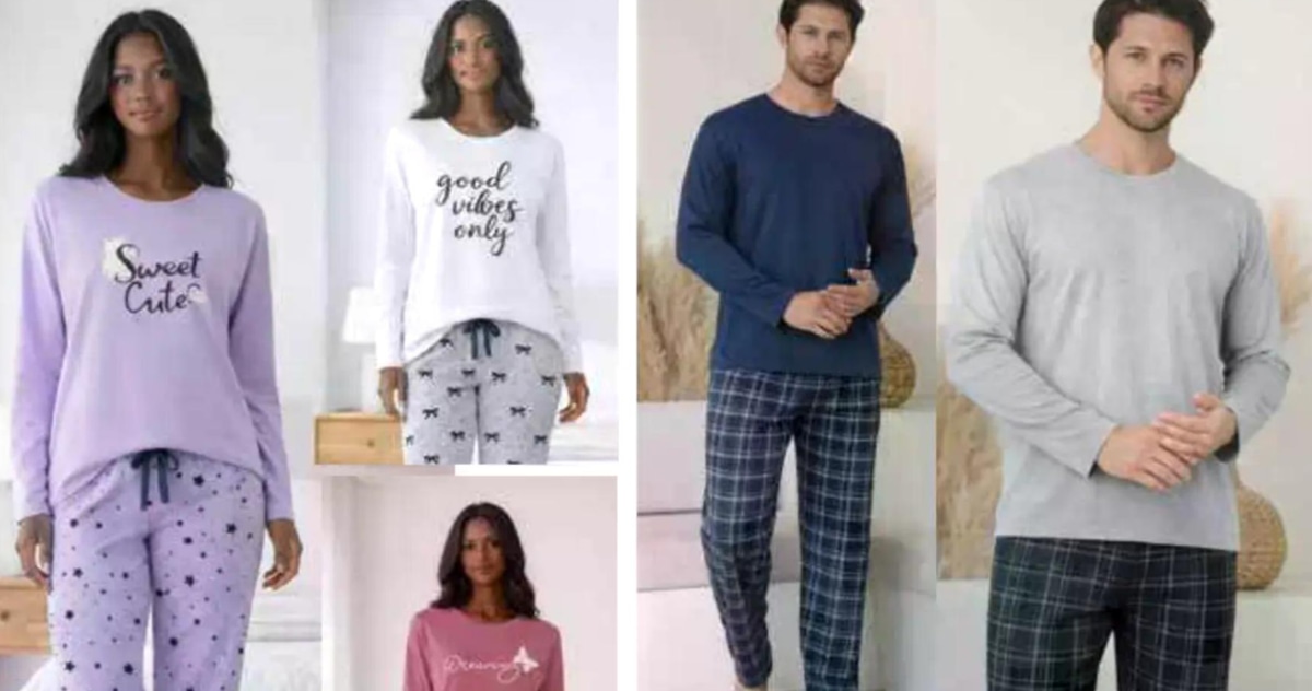 Pižama dolgi rokavi - Akcija v trgovini Mercator