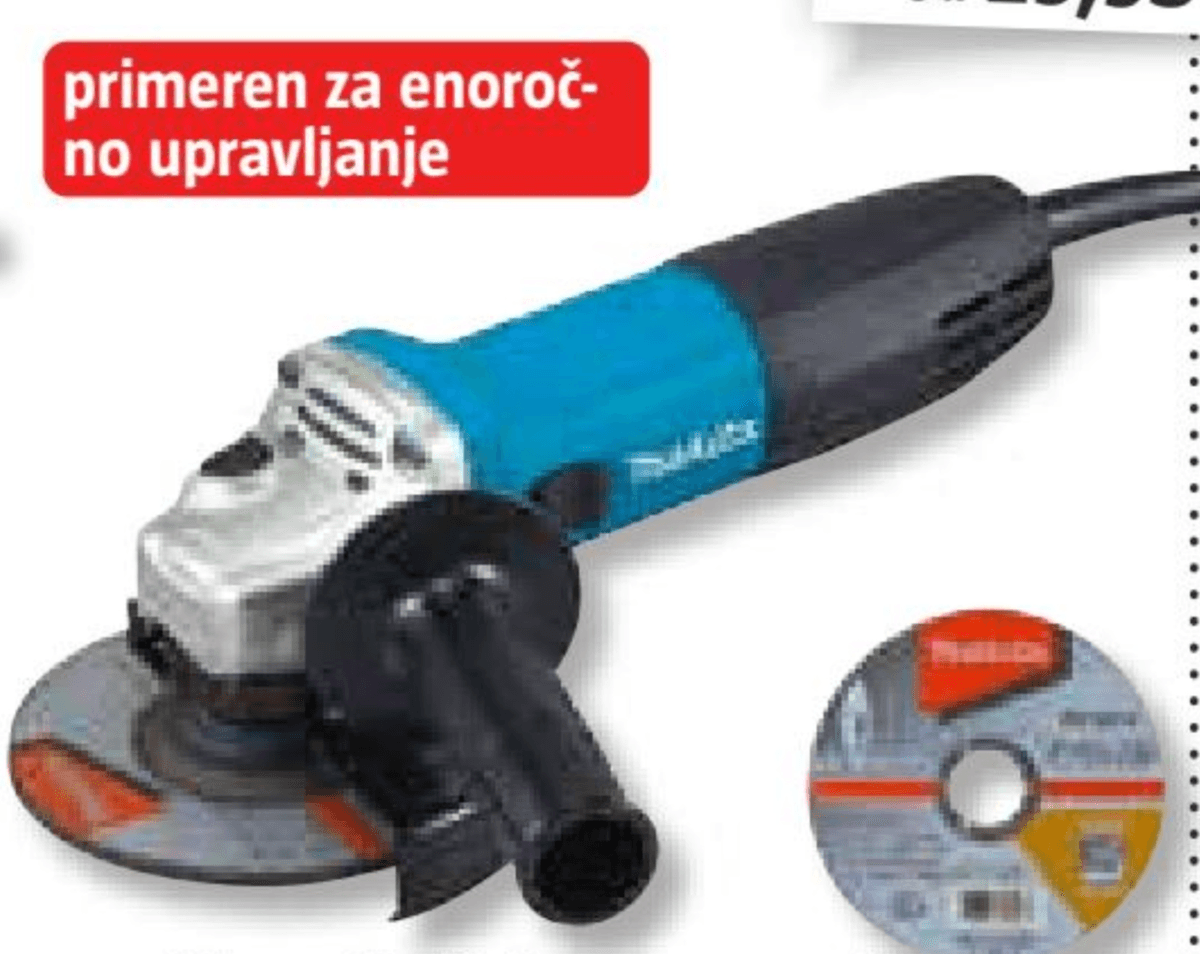 Kotni brusilnik 'GA5030R' Makita - Akcija v trgovini Bauhaus