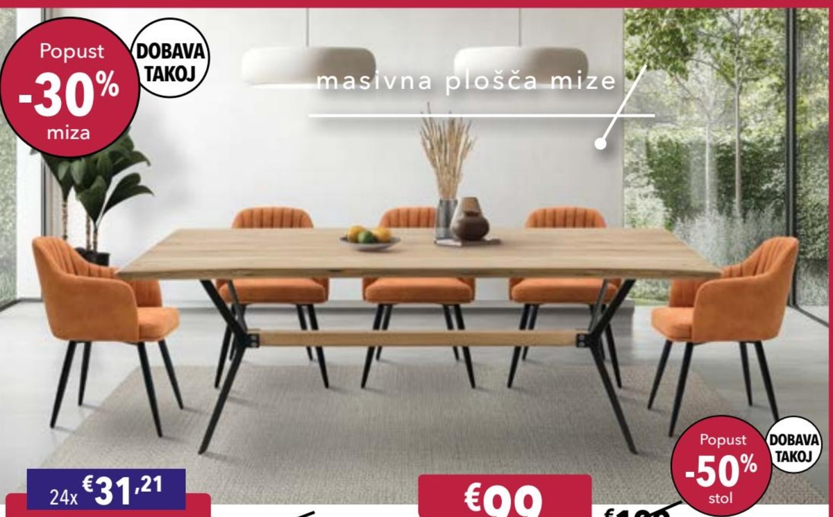 Miza MATCH-IT - Akcija v trgovini Harvey Norman