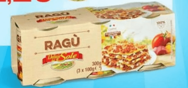 Bolonjska omaka Ragu 3 x 100 g Da Sole - Akcija v trgovini Eurospin