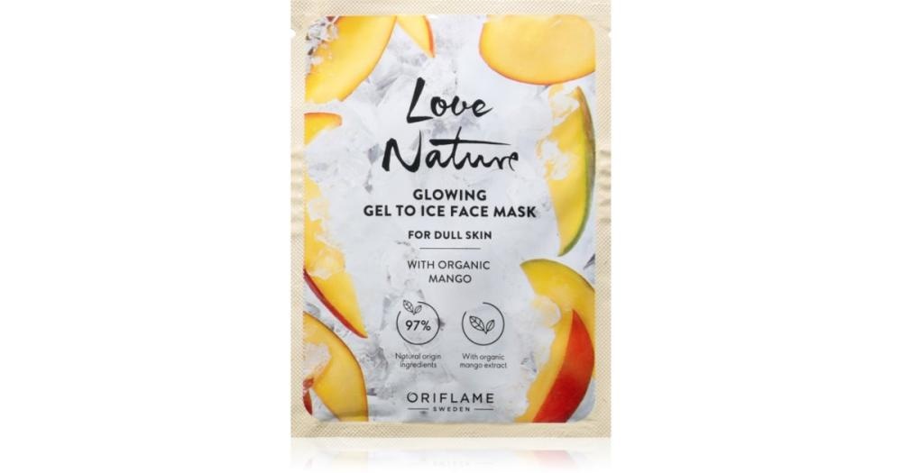 Love Nature Glowing Gel to Ice Face Mask Oriflame - Akcija v trgovini Oriflame