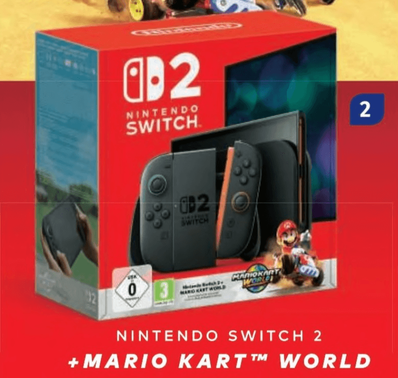 Nintendo Switch 2 + Mario Kart World-Set - Akcija v trgovini Mueller